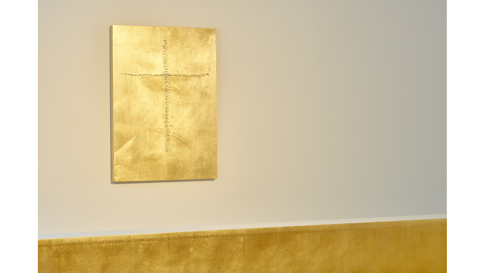 Untitled Action (Gold Paintings)