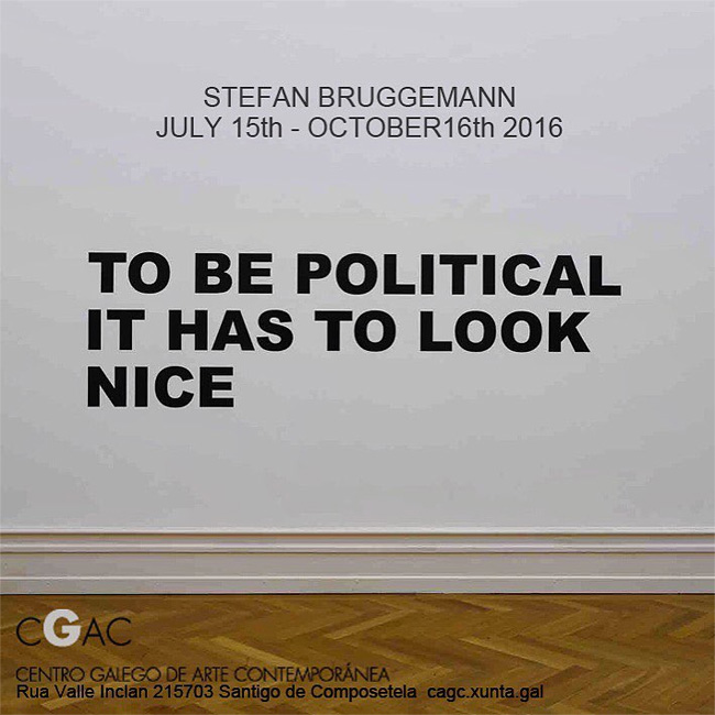 To be political it has to look nice