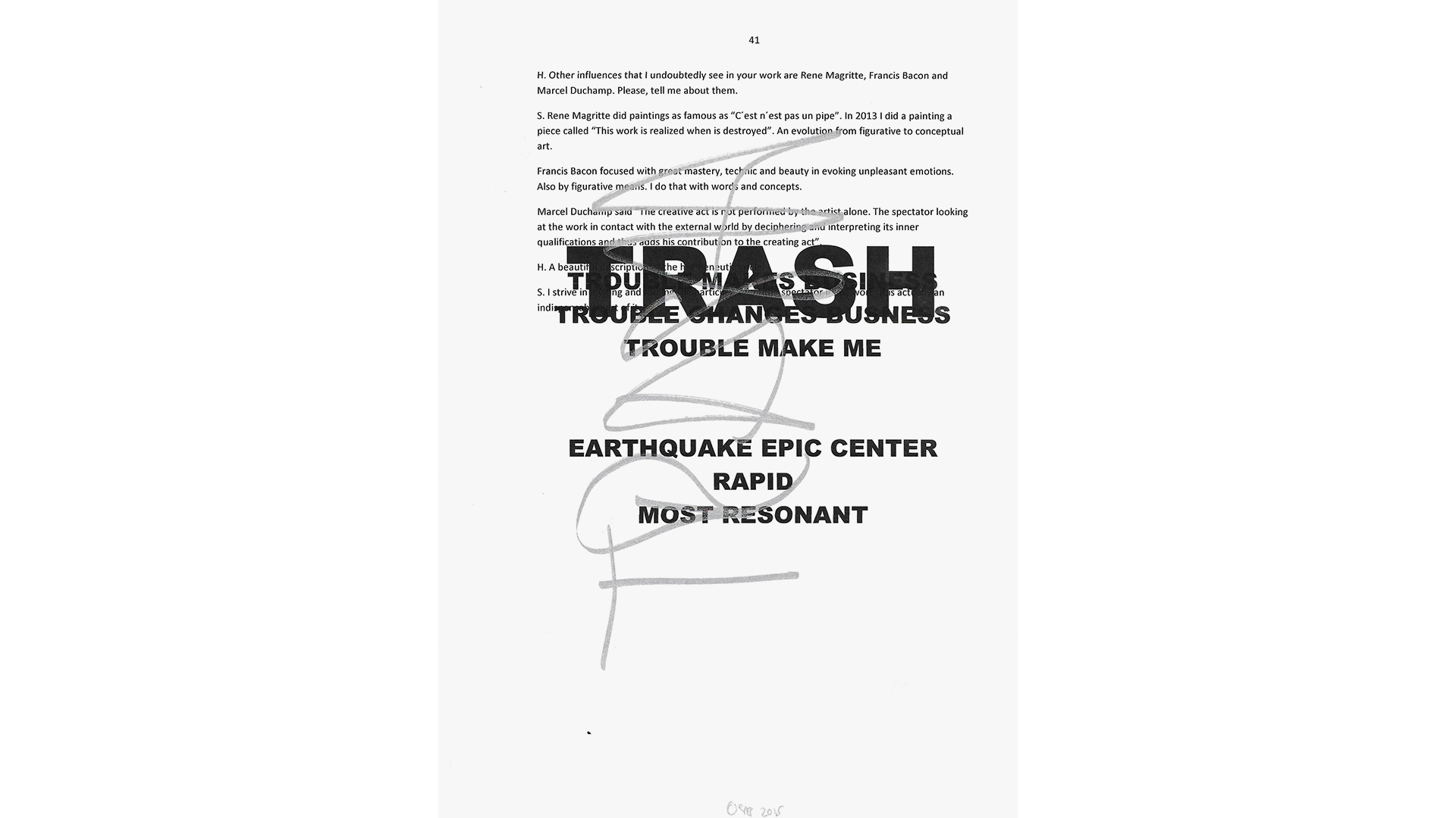 Trash Drawings